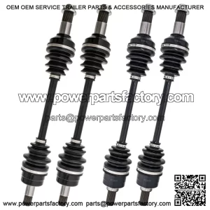 Complete Front Rear CV Axle Set for 2014-2015 Yamaha Grizzly 700