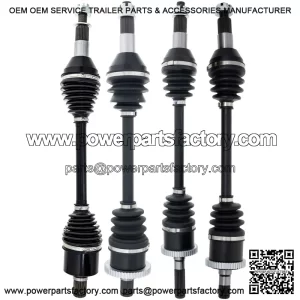 Front Rear CV Axle Drive Shaft Set for Can-Am Outlander 500 700 Max