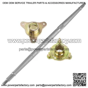 Polaris Scrambler 500 2X4/4X4 2005-2012 Rear Axle Shaft Brake Disc Sprocket Hubs