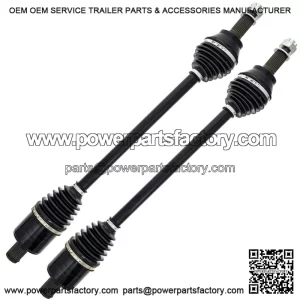 Front CV Axle Half Drive Shaft for Polaris Ranger 1000 Crew, Part No. 1337122 (2 Pack)
