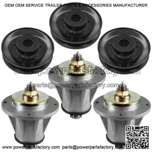 42" Deck Spindle & Pulley for Husqvarna iZ 4217/iZ 4217 C/iZ 6125/IZC 5221