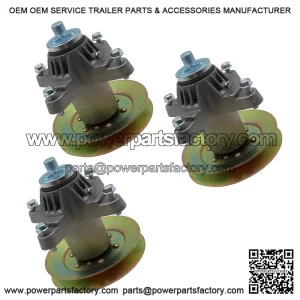 3PK 50" Deck Spindle with Pulley for Cub Cadet RZT-50, i1050, LT1050, SLT1550 - Mower Deck Repair Kit