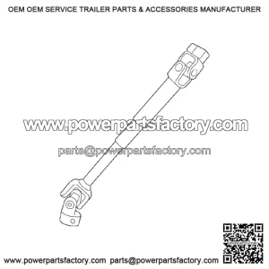 Hyundai Steering Shaft - OEM #563701E500