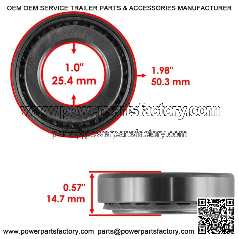 Roller Bearings For John Deere 660 670 671 and Dual-Hitch Hay Rakes - Image 2