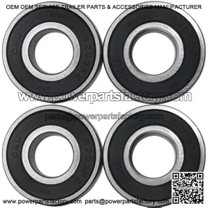 4pcs Bearings for Craftsman Poulan Husqvarna 110485X, 532110485: John Deere GX20818, JD8535: MTD 741-0600, 941-0600, 741-0124, 941-0124: Toro 100-1048, 10-9966, 112-0423, 251-277, 38-7820