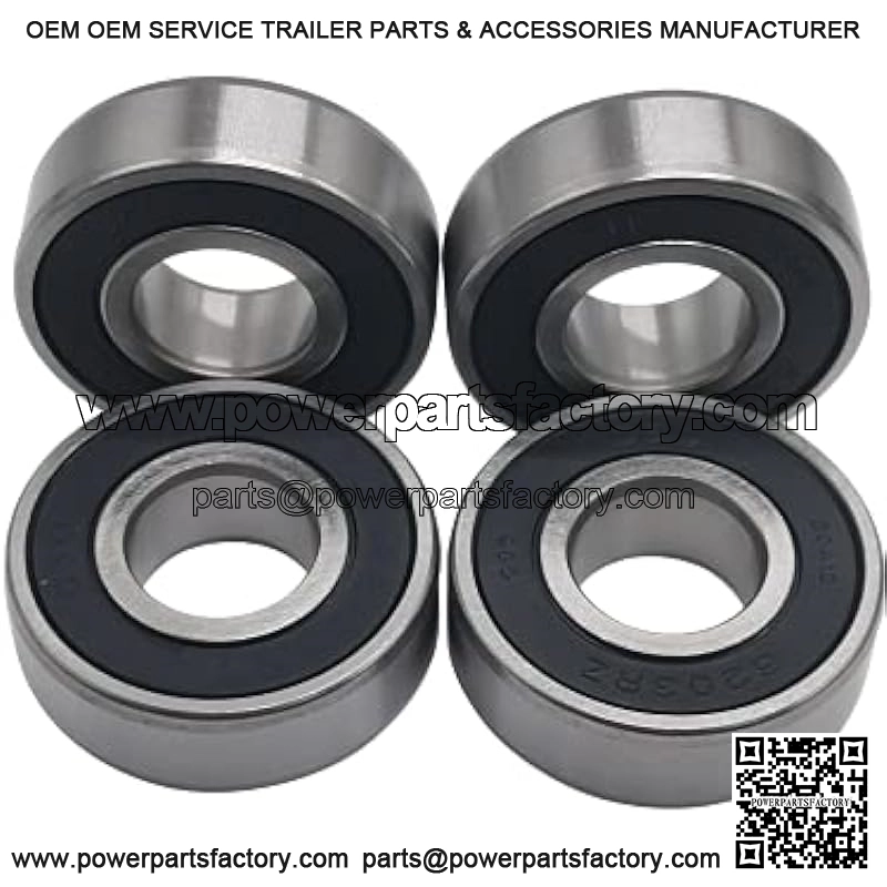 4pcs Bearings for Craftsman Poulan Husqvarna 110485X, 532110485: John Deere GX20818, JD8535: MTD 741-0600, 941-0600, 741-0124, 941-0124: Toro 100-1048, 10-9966, 112-0423, 251-277, 38-7820 - Image 2