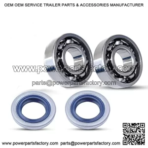 4 Sets Chainsaw Crankshaft Bearing Oil Seal Set For Husqvarna 51 55 254 257 262, Crankshaft Bearing, Oil Seal