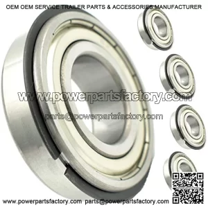 (4 Pack) Front Wheel Bearings John Deere Gator CS, CX, TE, TH, 6x4, E-Gator w/Steel Seals 25mm - Compatible with John Deere