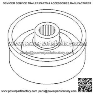 67800-22380 BRAKE DRUM Fits Kubota B20 B2150 B8200 B9200