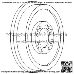 A-827707M1-AI Brake drum