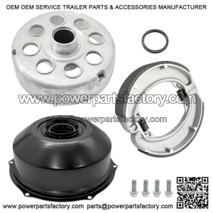 Rear Brake Drum for Honda TRX300FW FourTrax 300 4X4 1988-2000 w/ Brake Shoe Seal