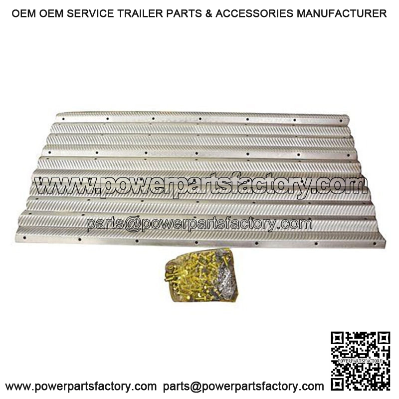 Cylinder Rasp Bars Kit - Chrome Fits John Deere 9610 9660 9600 9650 AH205125