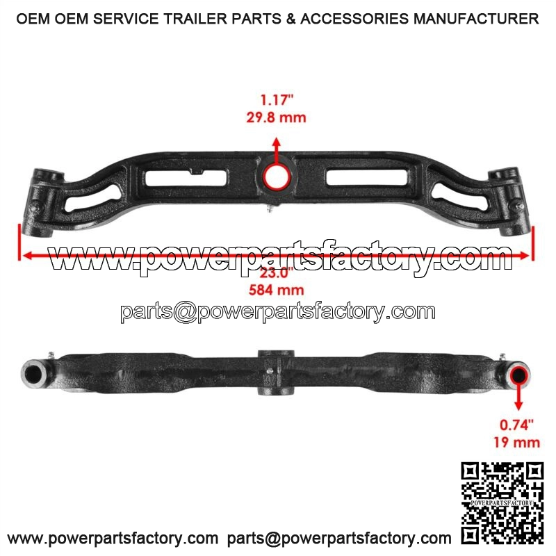 Front Axle Pivot Bar Kit fits John Deere GY20532 L110 L111 L118 L120 L130 - Image 2