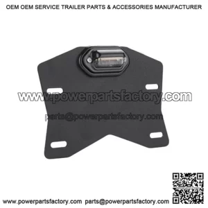 Universal LED License Plate Light Holder for ATV/UTV Can Am X3 Polaris RZR 1000 (For: John Deere Gator HPX HPX815E)