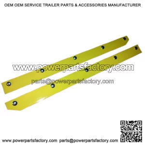 NEW JOHN DEERE 120 140 300 312 314 316 317 330 332 54" SNOW PLOW WEAR BARS