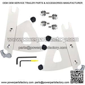 Road Warrior Trigger-Lock Mount Kit Polished MEK2053