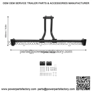 Spare Tire Carrier Mount Rack for Can-Am Maverick X3 / MAX / Turbo ?C Heavy-Duty Holder
