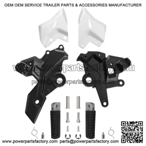 Driver Footpegs for Kawasaki Ninja 650/Z650 (2017-2024) - CNC Machined