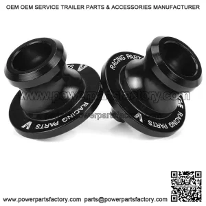 Swingarm Spools for Kawasaki Z400/Z650RS/Ninja 400/650/ZX25R - Anodized