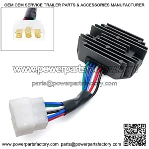 Voltage Regulator Rectifier Replacement 435-180 for JOHN DEERE 240 245 265 Lawn Tractor 345 F525 F735 Gx345 Lx176 X495 X575 X700 X720 Cs Cx Ts Gator AM108848 AM126304 M70121 M97348 14029