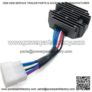 Voltage Regulator Rectifier Replacement 435-180 for John Deere 240 245 265 Lawn Tractor 345 F525 F735 Gx345 Cs Cx AM108848 AM126304 Ts Gator M70121 M97348 14029 Lx176 X495 X575 X700 X720
