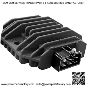 DC 12V 6 Pin Voltage Regulator Rectifier Replaces for for John Deere F510 F525 F710 F725 F735 F911 GS75 X475 X478 front Mower for Gator 4x2 6x4 CS TS with 20 AMP charging system