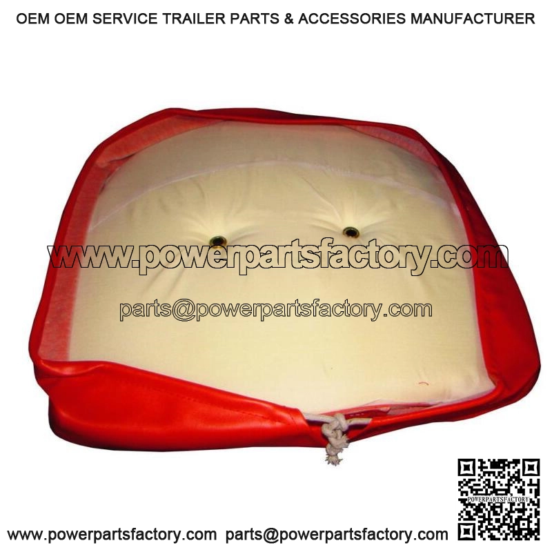T295OW Orange & White Pan Seat Cover Fits Allis Chalmers Tractor Models