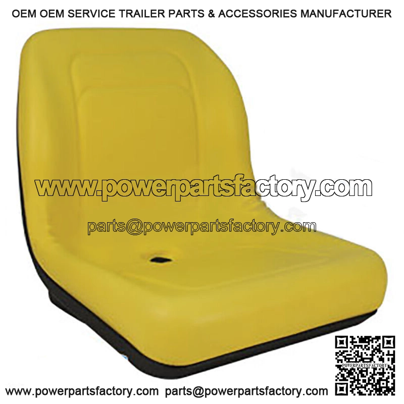 Yellow High Back Seat Fits John Deere Lawn Mower Models 325 335 345 415 425