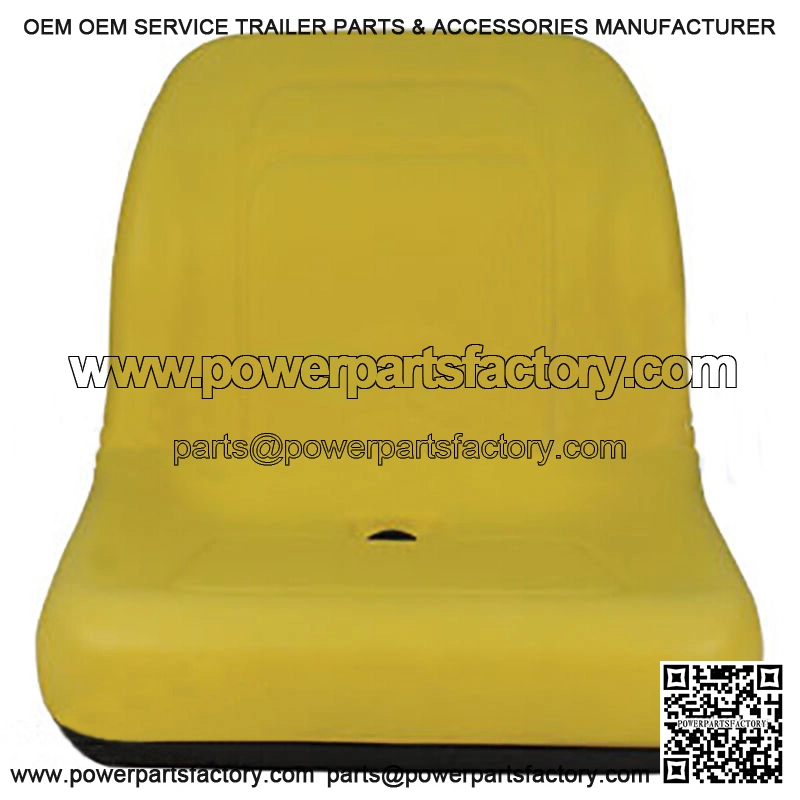 Yellow High Back Seat Fits John Deere Lawn Mower Models 325 335 345 415 425 - Image 2
