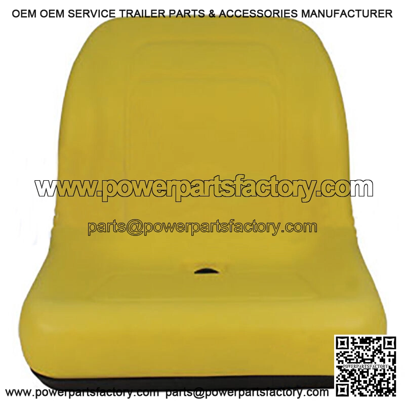 Yellow High Back Seat Fits John Deere Lawn Mower Models L118 L120 L130 L135 L145 - Image 2