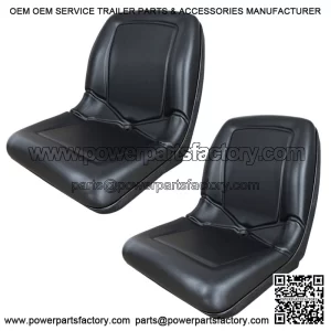 (2 Seats) Black John Deere Gator Seat 6X4 CX 4X2 4X4 HPX TRAIL TX TURF TH 6X4 TE