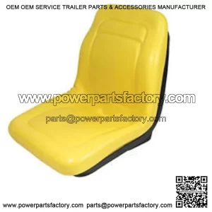 VG11696 New FOR John Deere Yellow Vinyl 18" Gator Seat CX E TE TH TX