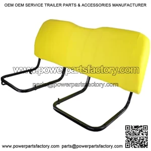 E-AM140623 Yellow Vinyl Bench Seat Back Cushion for John Deere HPX & XUV Gators