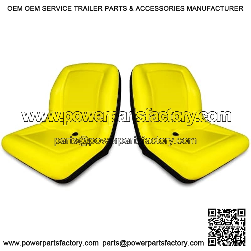 (2) TRAC SEATS Yellow Flip Up Seats for John Deere Gator CX (Below Serial Number 039,999) For PN: VGA10177 - Image 2