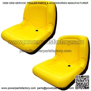 TRAC SEATS (2 Seats) Yellow Seat for John Deere Gator CS TS TX 4X2-15" Backrest - AM133476
