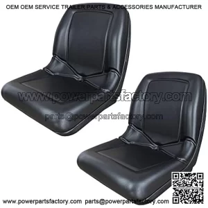 TRAC SEATS (2 Seats) Black High Back Seat for John Deere Gator CS TS TX 4X2 AM133476