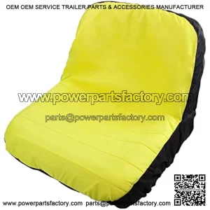 E-P92324 Yellow Seat Cover Used W/ Seats with 15" Backrest for John Deere 4X2 Gator (s/n 019951>), CS Gator (s/n 040000>), TS 4X2 Gator