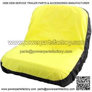 E-P92324Y Yellow Seat Cover Used W/ Seats with 15" Backrest for John Deere 4X2 Gator (s/n 019951>), CS Gator (s/n 040000>), TS 4X2 Gator