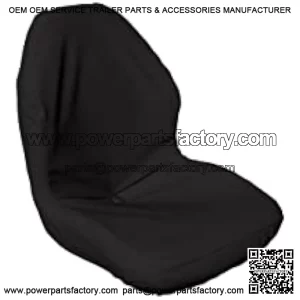 Seat Covers, Black Seat Covers Compatible with John Deere Gator Bucket Seats Set of Two.