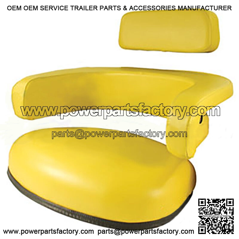 Seat 3-Piece Set Vinyl Yellow Fits John Deere 4020 7700 4230 3020