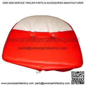 21" Cushion Seat Cover Red & White Fits IH Fits FARMALL Universal Mower & Farm T
