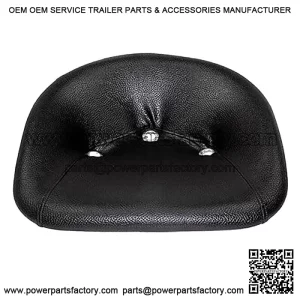 Tractor Seat, Black Padded Pan Style - 3 Holes, 2 Bolt 469-200001 2420469-200001