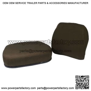 Brown Fabric Seat Cushion Set Fits John Deere 2350 2550 4050 4250 4450 4650 4850