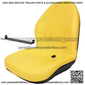 Yellow Seat w/Bracket Fits John Deere 425 445 455 4100 4115 Replaces AM879503