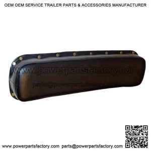 Black Back Rest Seat Cushion w/ Brass Rivets Fits John Deere A B D G R