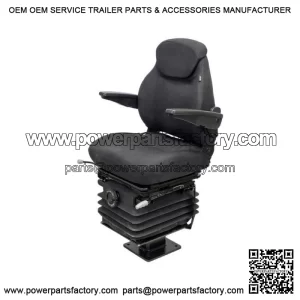 Backhoe Seat Black Vinyl Fits John Deere 310G 310J 310SG 315SG 315SJ 325J 410J