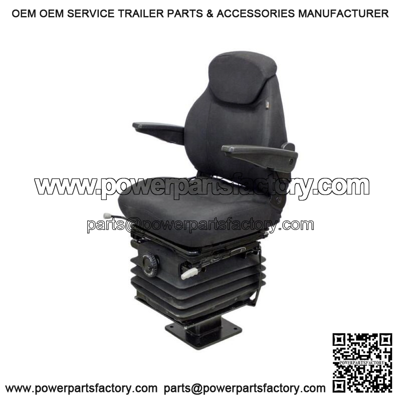 Backhoe Seat Black Vinyl Fits John Deere 310G 310J 310SG 315SG 315SJ 325J 410J