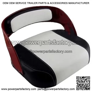 Black & White Vinyl Seat S371585AF Fits Case IH Tractors 200 230 240 330 340 460