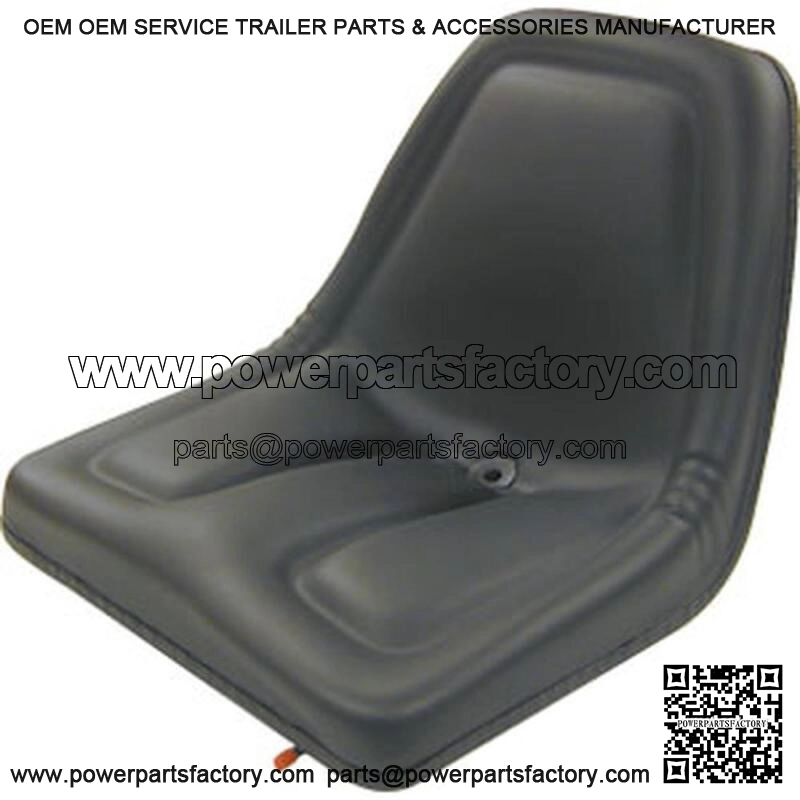TMS444BL Black Michigan Style Seat w/ Slide Track Fits Multiple Brands & Models