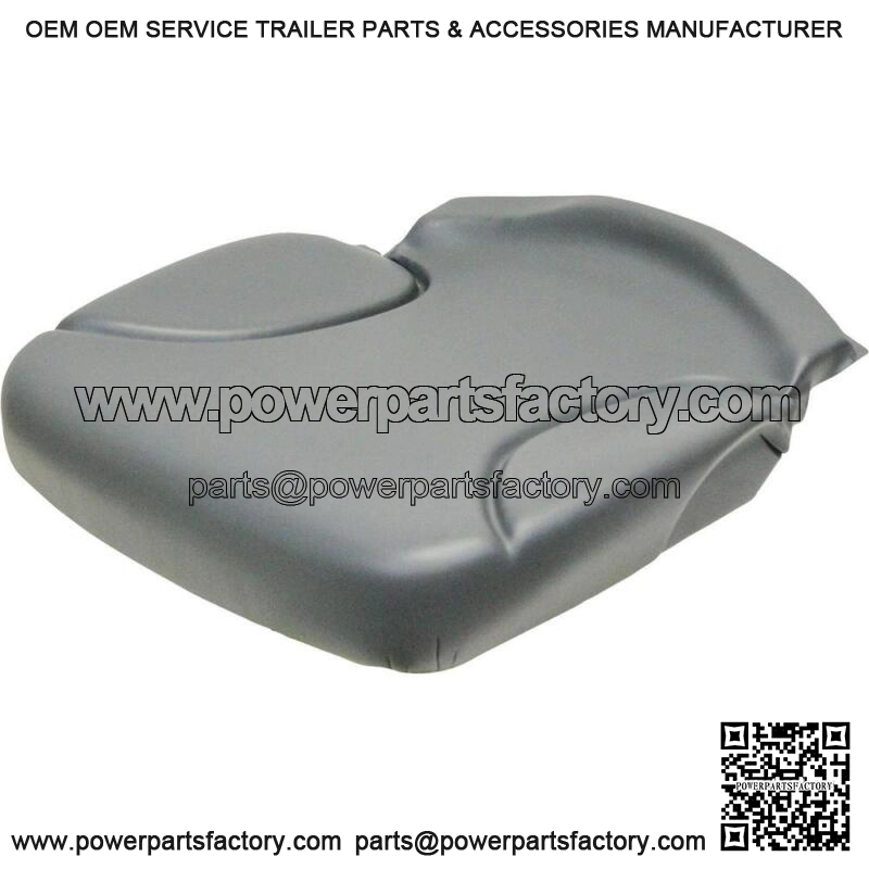 Seat Cushion - Bottom Gray Vinyl Skid Steer Fits Bobcat Fits John Deere 240 320